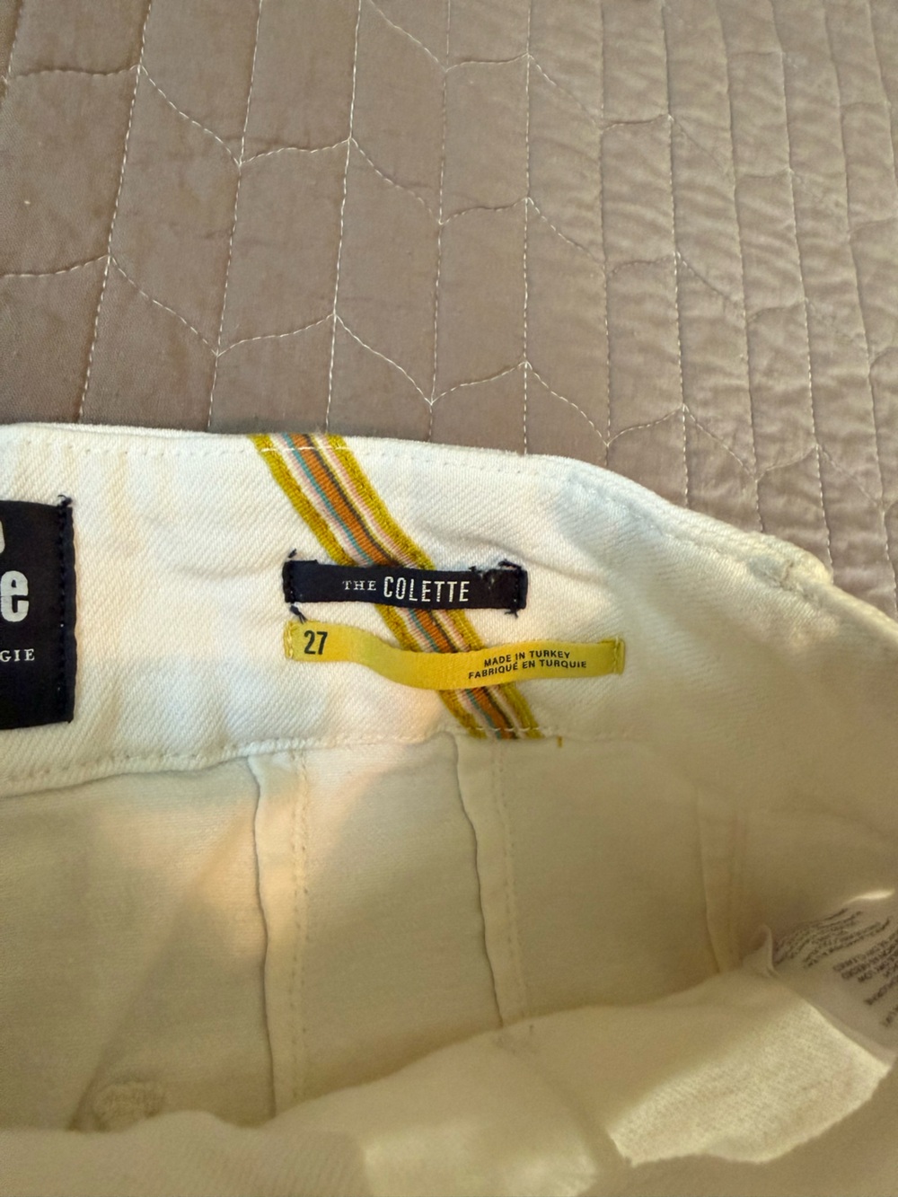 Maeve The Colette White Cropped Wide-Leg Jeans - Picture 7 of 12